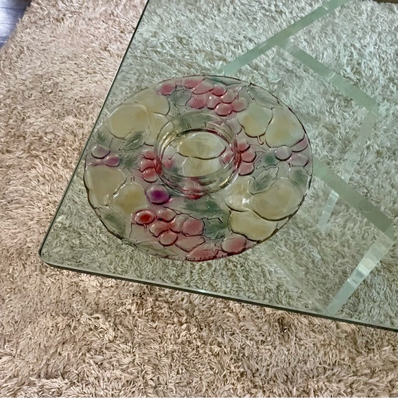 Glass Coloured Stained Serving Tray NEW - Picture 4 of 8